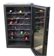 HOMEIMAGE Thermo Electric Wine Cooler w/ Tinted Mirror Glass Door 28 Bottles - HI-SC28A