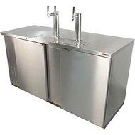 Direct Draw 3 Keg Refrigerator in Stainless Steel