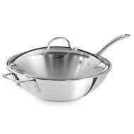 Calphalon Tri-Ply Stainless Steel 14-Inch Roaster with Rack and Lifters N14