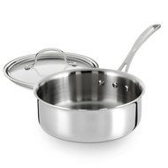 Calphalon Tri-Ply Stainless Steel 14-Inch Roaster with Rack and Lifters N16