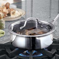 Calphalon Tri-Ply Stainless Steel 14-Inch Roaster with Rack and Lifters N17