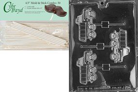 Cybrtrayd J070 Dump Truck Lolly Chocolate Candy Mold with Exclusive Cybrtrayd Copyrighted Chocolate Molding Instructions N4