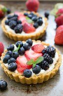 Tart Pan by Vanika, Pack of 4, Non-Stick Coating, Heavy Duty Steel Quiche Pans, PFOA-Free - Excellent Heat Conduction... N6