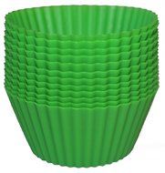 Green Baby Cakes Silicone Baking Cups/Cupcake Liners &ndash; Never Buy Paper Cups/Liners Again - Lifetime Guarantee! N3