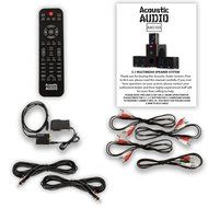 Acoustic Audio AA5103 Home Theater 5.1 Speaker System with Optical Input and 2 Extension Cables N2