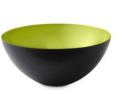 Krenit Round Edge Steel Bowl, 16cm Diameter, Turquoise N3