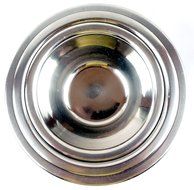 Kitchen Stainless Steel Mixing Bowls - 3 Piece Bowl Set For Prep - 7 inch, 6.25 inch, 5.25 inch N4