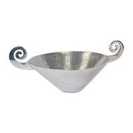 Pampa Bay A-7229A-VM Sketch Deep Oval Bowl, 18 by 10 by 6", Silver N3