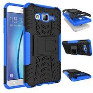 Galaxy On5 Case, MCUK Heavy Duty Rugged Dual Layer - Soft/Hard Shell 2 in 1 Tough Protective Cover Case with Kickstand... N13