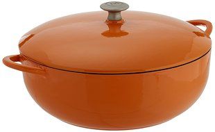 Mario Batali by Dansk Enameled Cast Iron Pizza Pan and Griddle, 12-Inch, Chianti N21