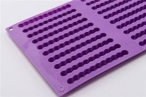 20 Cavity Strip Twist Shape Chocolate Cookie Cake Baking Mold Non Stick Handmade DIY Mould N4