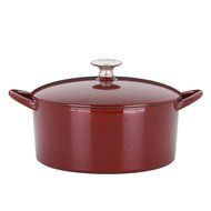 Mario Batali by Dansk Enameled Cast Iron Pizza Pan and Griddle, 12-Inch, Chianti N23