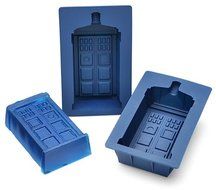 Doctor Who TARDIS Silicone Gelatin Mold Set of 2 - 1 cup size N2