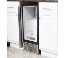Whynter UIM-502SS Built-In/Freestanding 50 lb Capacity Clear Ice Cube Maker, Stainless Steel/Black N9