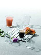 Duralex Made In France Amalfi Glass Tumbler (Set of 4), 4.62 oz, Clear N5