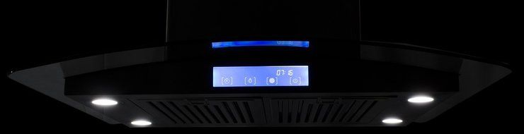 AKDY 30" European Style Az668is2-B75 Stainless Steel Island Mount Range Hood Touch Control