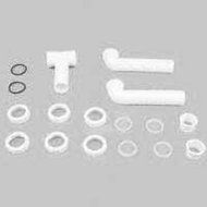 25/PACK HI-LINE PP20930 PVC CENTER OUTLET WASTE