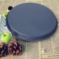 Meleg Otthon Heavy Duty Deep Dish Round Pizza Pan Cast Iron,Commercial Baking Pizza Pan Steel, Pizza Tray Set... N10