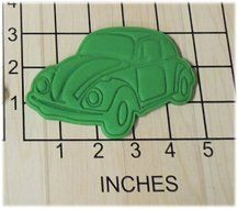 Volkswagen Beetle Bug VW Bug Shaped Cookie Cutter and Stamp #1217