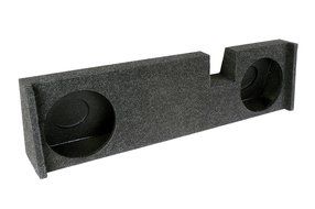 Bbox D342-10CP 2009 - 2012 Ford F150 Extended Cab Dual 10-Inch Down Firing Subwoofer Enclosure (Charcoal) (Discontinued...