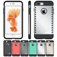 iPhone 7 Plus Case, [5.5 Inch], HLCT Slim Fit, Soft Interior TPU Bumper &amp; Hard Shell Solid PC Back, Shock-Absorption...