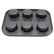Wenwins 6 Cup mini Muffin Pans-baking cups-Non Stick Bakeware for Muffins N3