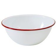 Enamelware Cereal Bowl - Navy Blue / Cream Marble N8
