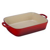 Le Creuset 7 qt. Signature Rectangular Roaster - Cherry
