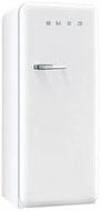 Smeg FAB28UWHR1 24" 50s Retro Style Top-Freezer Refrigerator with 9.22 Cu. Ft. Capacity Ice Compartment Interior...