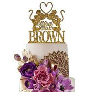 Sugar Yeti Made In USA Personalized Wedding Cake Topper Mrs Minnie Heart Mr Mickey #1 Black N18
