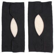 GU Angqi 1Pair New Winter Warm Outdoor Fleece Velcro Self-adhesion Knee Protective Pads N3