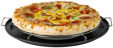 Nifty Pizza/Pie Baking Rack with Integrated Drip Pan N2