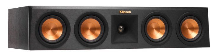 Klipsch Reference Premiere RP-440C Surround Center Channel Home Speaker, Set of 1, Ebony N2