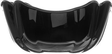 Carlisle 653103 Orchid Polycarbonate Deli Bowl, 1.6 qt. Capacity, 7.56 x 7.56 x 3.61", Black (Case of 12) N4