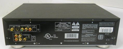 Pioneer DV-C36 Elite Reference 5 DVD CD Changer dts Digital Out Dolby Progressive Scan Compact Disc Video N3