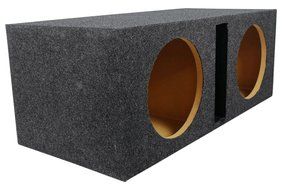 Rockville RDV10 Dual 10 1.1 cu.ft. 3/4&quot; MDF Vented Subwoofer Enclosure Sub Box N2