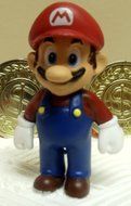 Mario Brothers 23 Piece Birthday Cake Topper Set Featuring Mario Castle, Bomb, Mario Coins, 6 Mario Figures Including... N4