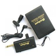 Wireless Mini Microphone FM Transmit Receiver---Black N3