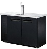 UDD-24-48 Black Kegerator / Beer Dispenser 1/2 Keg Capacity