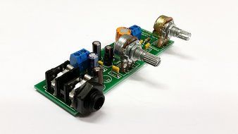 LM386 Audio Amplifier (1/4" headphone jack IN / 2 pin Out) N2
