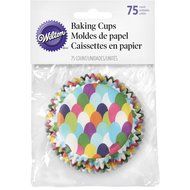 Wilton 415-8755 75 Count Fish Scale Pattern Cupcake Liners N2