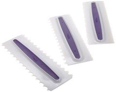 Wilton Icing Decorating 3 Piece Comb Set N2