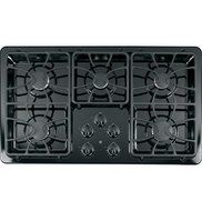 GE JGP633DETBB 36" Black Gas Sealed Burner Cooktop N3