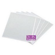 Edible Frosting Sheet Cake Toppers - Blank - 20 per pack - 1/4 Sheet
