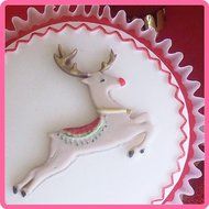 Prancing Reindeer Cup Cake Mold N3