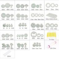 GTI Cake Tools 10 sets (33pcs) Flower Fondant Cake Sugarcraft Decorating Kit Cookie Mould Decration Tool Icing... N8