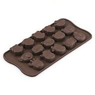 Dimart 15-Cavity Cute Animal Silicone Mould Tray for Chocolate Jelly Cake Ice Cube Mold DIY Kitchen Baking Tool N4
