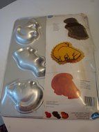 Wilton Mini Dinosaurs Muffin Treats Cupcake Pan Mold (2105-9331, 1993) ~ 6 Cavity ~ Retired Collectible N3