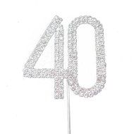 Hundred Decorative Rhinestone Cake Topper N23