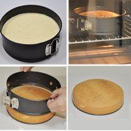 BakeWarePlus Nonstick Carbon Steel 9 Inch Springform Cake Pan N3